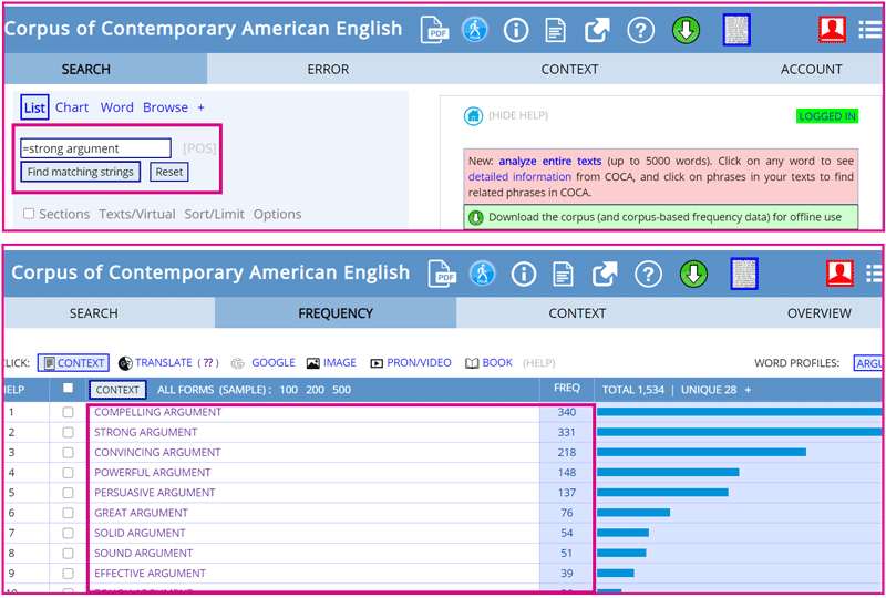 کالوکیشن های پرکاربرد