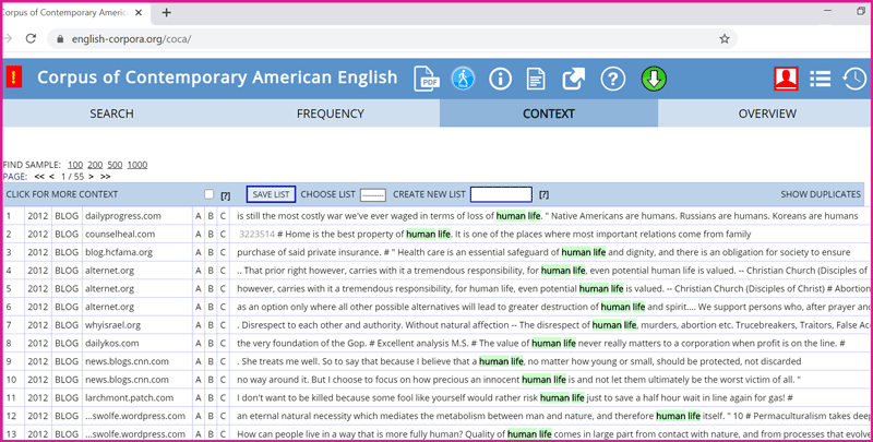 کالوکیشن های پرکاربرد