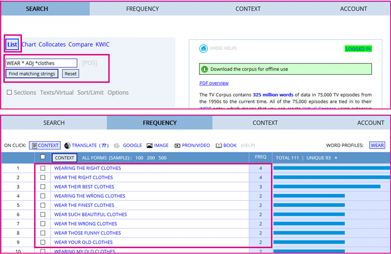 کالوکیشن های پرکاربرد