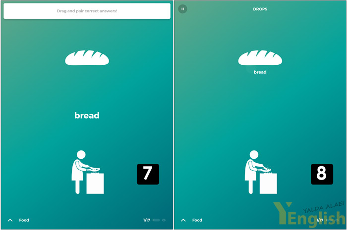 اپلیکیشن drops