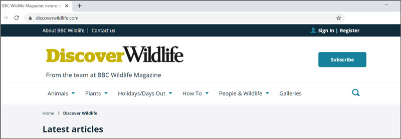 روزنامه-وایلدلایف-(BBC-wildlife) -منابع ریدینگ آیلتس