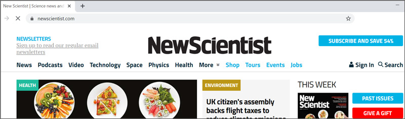 مجله-نیوساینتیست-منابع ریدینگ آیلتس