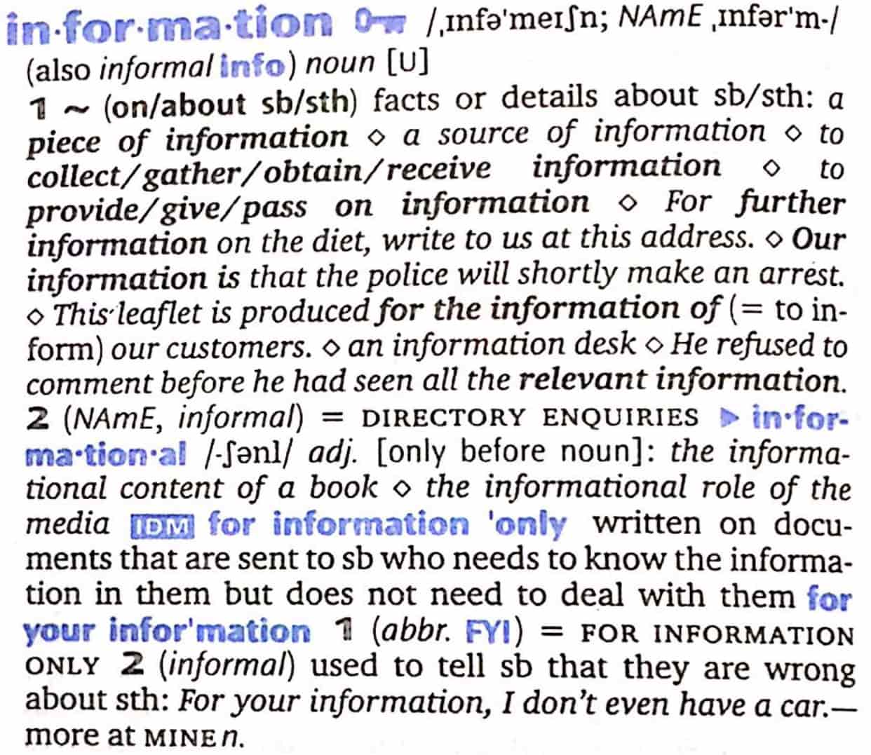 information-yenglishtube